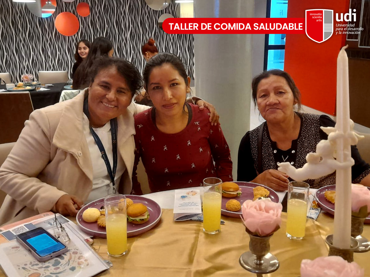 TALLER DE COMIDA SALUDABLE CON MADRES DEL HOSPITAL ONCOLÓGICO